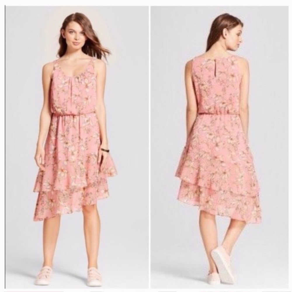 Asymmetrical, tiered dress by A New Day
